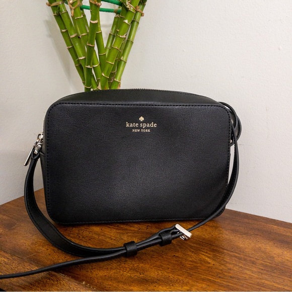 kate spade Bags Kate Spade Black Leather Crossbody Purse Bag Poshmark